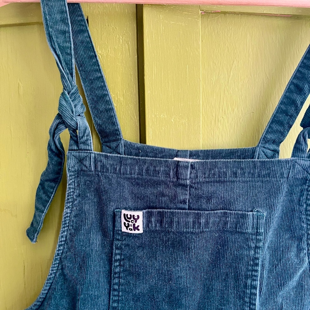 Green Corduroy Lucy And Yak Overalls